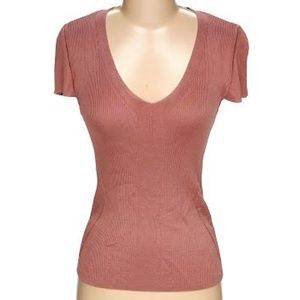 White House Black Market Coral Shirt size small